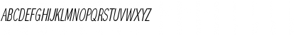 Download DynaGrotesk LXC Italic Font Uppercase Preview
