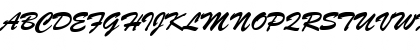 Download BrushScriptEF Regular Font Uppercase Preview