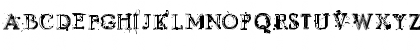 Download DZR MENTAL Regular Font Uppercase Preview