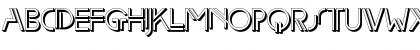 Download EdgeLineShadow Regular Font Uppercase Preview