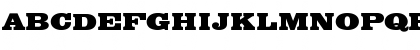 Download EgyptianEF BoldExtended Font Uppercase Preview