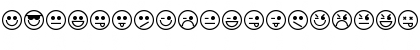 Download Emoticons Regular Font Uppercase Preview
