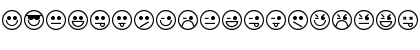 Download Emoticons Regular Font Uppercase Preview
