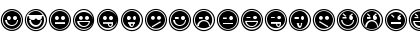 Download Emoticons Outline Regular Font Uppercase Preview