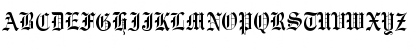 Download Engravers' Old English Regular Font Uppercase Preview