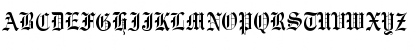 Download Engravers' Old English Regular Font Uppercase Preview
