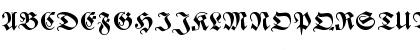 Download Zentenar Fraktur Bold Font Uppercase Preview
