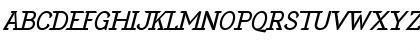Download EquipoizeSerif RegularItalic Font Uppercase Preview
