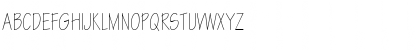 Download EskizTwoLightCondC Regular Font Uppercase Preview