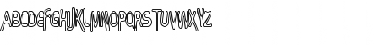 Download Bubbly Frog Hollow Regular Font Uppercase Preview