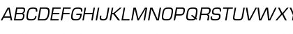 Download EuropeC Italic Font Uppercase Preview
