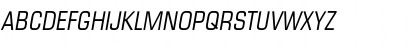 Download EuropeCond Italic Font Uppercase Preview