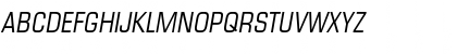 Download EuropeCond Italic Font Uppercase Preview