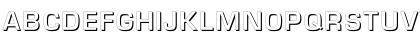 Download EuropeShadowC Regular Font Uppercase Preview