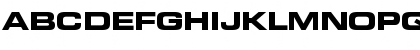 Download Eurostile Bold Extended #2 Font Uppercase Preview