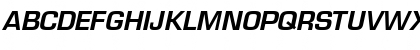 Download Eurostile Demi Oblique Font Uppercase Preview