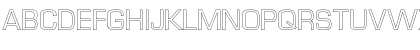 Download Euro TechnicOutline Font Uppercase Preview