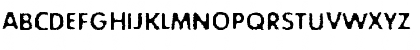 Download ExposureCOneRough Regular Font Uppercase Preview