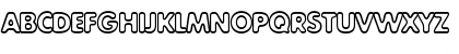 Download ExposureOutlineC Regular Font Uppercase Preview