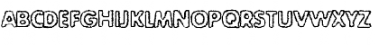 Download ExposureRoughOutlineC Regular Font Uppercase Preview