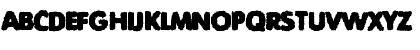 Download ExposureRoughThreeC Regular Font Uppercase Preview