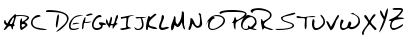 Download BudsHand Regular Font Uppercase Preview