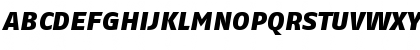 Download FagoEx BlackItalicCaps Font Uppercase Preview