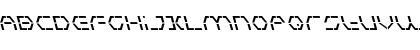 Download Zeta Sentry Leftalic Regular Font Uppercase Preview