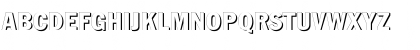 Download FagotCondShadowC Regular Font Uppercase Preview