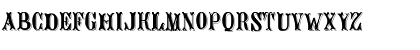 Download Bujardet Shadow Regular Font Uppercase Preview