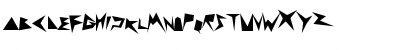 Download zig zag zeg Regular Font Uppercase Preview