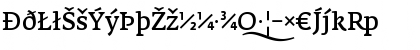 Download FedraSerifA NormalExpert Font Uppercase Preview
