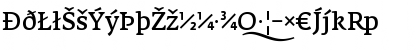 Download FedraSerifA NormalExpert Font Uppercase Preview