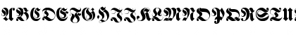 Download Fette Haenel Fraktur Regular Font Uppercase Preview