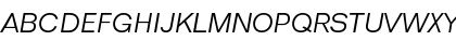 Download Folio Light Italic Font Uppercase Preview