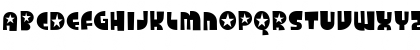 Download Foonky Starred Font Uppercase Preview