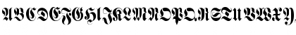 Download Fraktur Medium Font Uppercase Preview