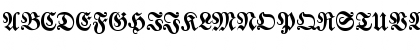 Download Fraktura Regular Font Uppercase Preview