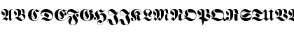 Download FrakturEF Bold Font Uppercase Preview