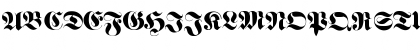 Download FrakturFett Regular Font Uppercase Preview