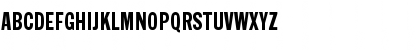Download FranklinATFExtraCondensedBQ Regular Font Uppercase Preview