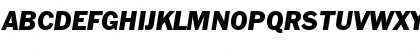 Download Franklin Gothic Italic Font Uppercase Preview