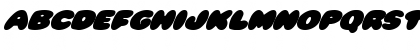 Download BumblebeeItalic Regular Font Uppercase Preview