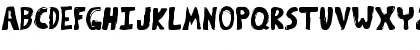 Download Bumpy Road Regular Font Uppercase Preview