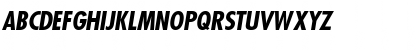 Download Futura Condensed Bold Oblique Font Uppercase Preview