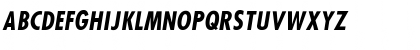Download Futura CondBoldOblique Font Uppercase Preview