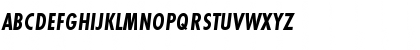 Download FuturaEF BoldCondObl Font Uppercase Preview