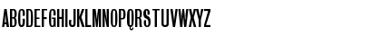 Download BureauGrotesque-OneThree Regular Font Uppercase Preview