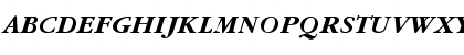 Download ITC Garamond Bold Italic Font Uppercase Preview