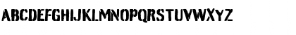 Download Burnaby Stencil Font Uppercase Preview